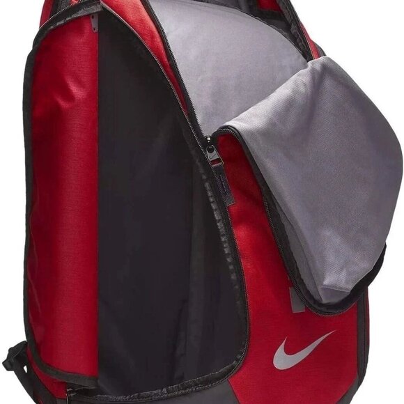 Nike Hoops Elite Pro Max Air Basketball Backpack Red/Silver Black BA5554-657 - Picture 4 of 5